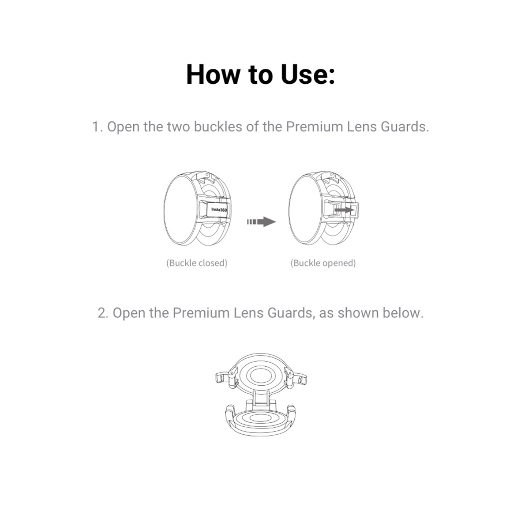 Bảo vệ ống kính cao cấp Insta360 ONE X2 Premium Lens Guards