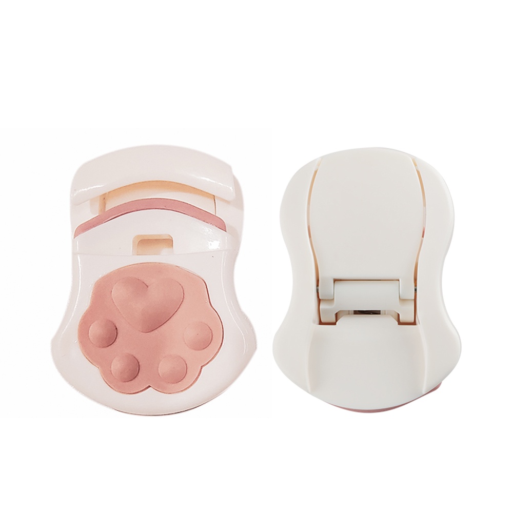 1 Dụng Cụ Uốn Lông Mi Hình Chân Mèo Hoạt Hình Nhỏ Gọn Dành Cho Nữ