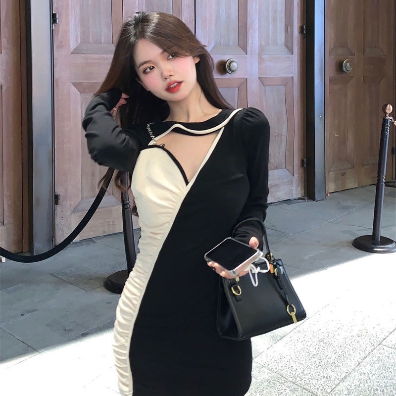 Đầm ngắn Perty dáng ôm phong cách Hàn Quốc thời trang gợi cảm cho nữ