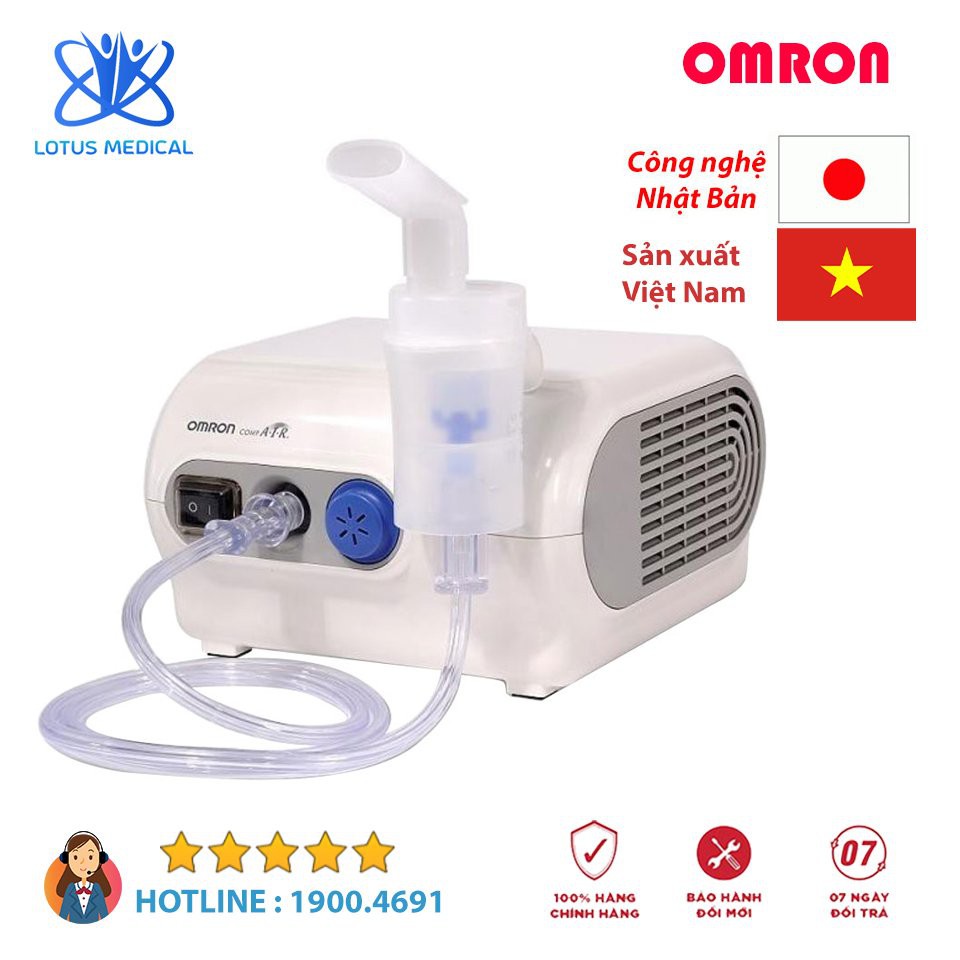 Máy xông mũi họng OMRON NEC28 – Thiết bị xông khí dung