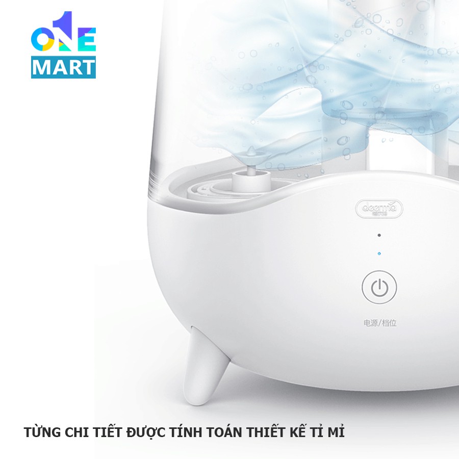 Máy phun sương tạo ẩm Deerma F325 dung tích 5L màng lọc nano cấp ẩm dưỡng da tối ưu phun sương 24/24