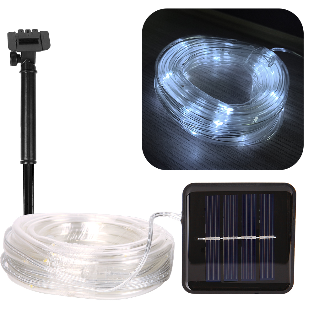 Dây Đèn Led 50 / 100 Bóng Chống Thấm Nước Sử Dụng Năng Lượng Mặt Trời