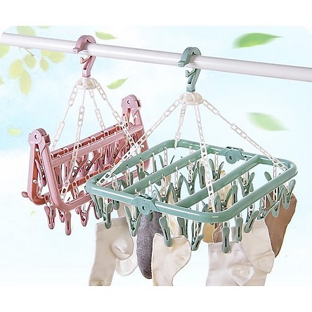 Móc phơi quần áo 32 kẹp móc phơi đồ