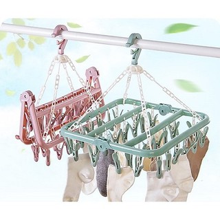 Móc phơi quần áo 32 kẹp móc phơi đồ