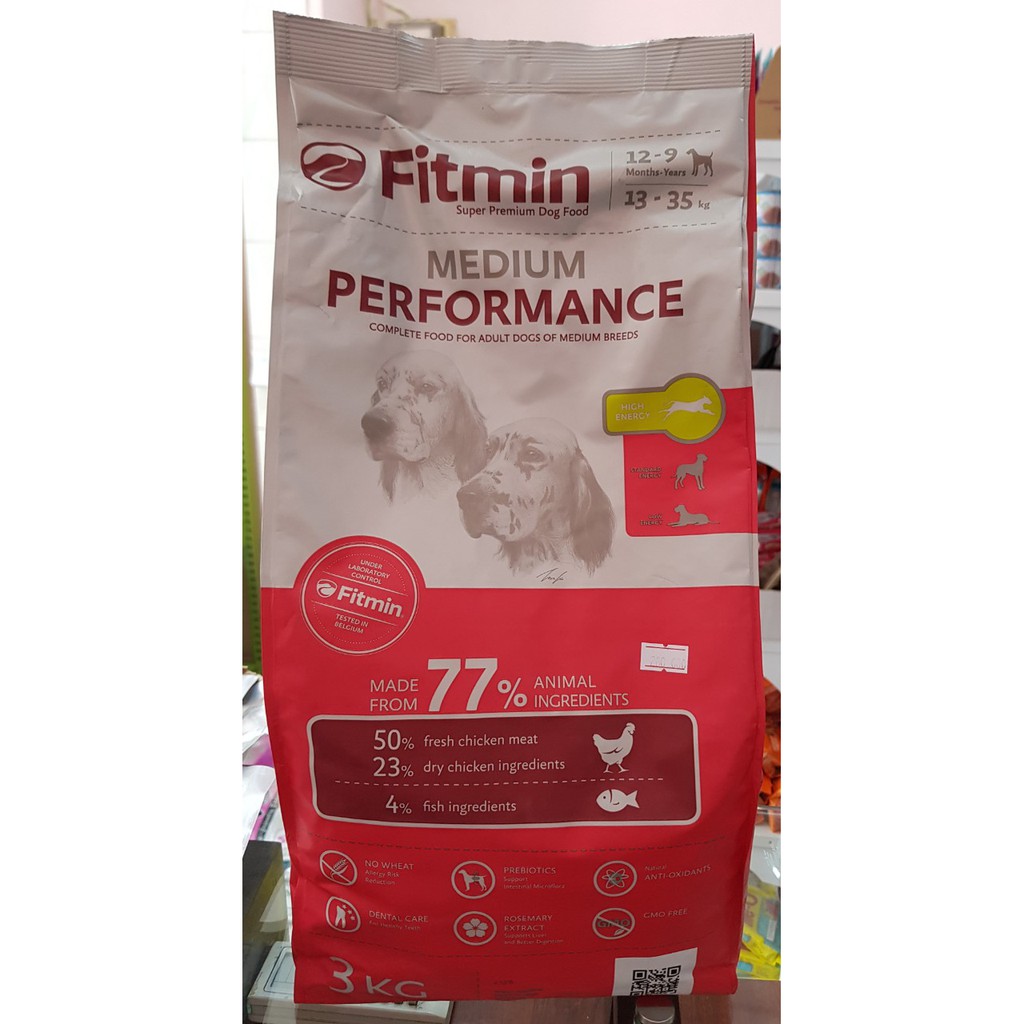 Thức ăn cho chó Fitmin Medium Performance gói 3kg