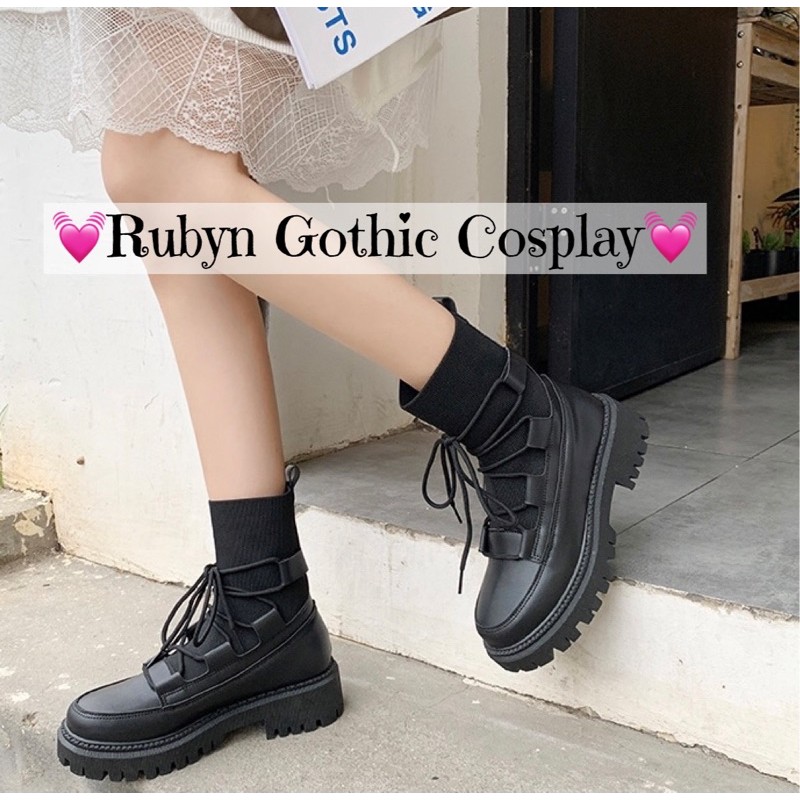 [Sẵn] 🔥 Giày Boots Chiến Binh cổ cao buộc dây cá tính mẫu mới 2021 ( Size 35 - 40 )