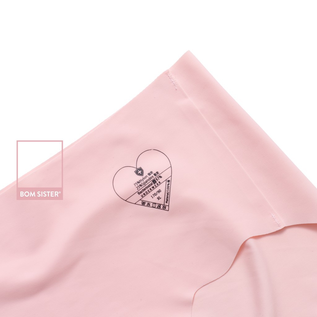 Quần lót su đúc cắt viền màu trơn nâng mông lưng cao tới rốn BOM SISTER Q86029 | BigBuy360 - bigbuy360.vn