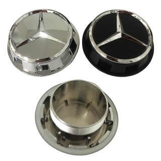 Logo chụp mâm, ốp lazang bánh xe ô tô Mercedes và Maybach TY-75 đường kính 75mm - Giá 1 chiếc