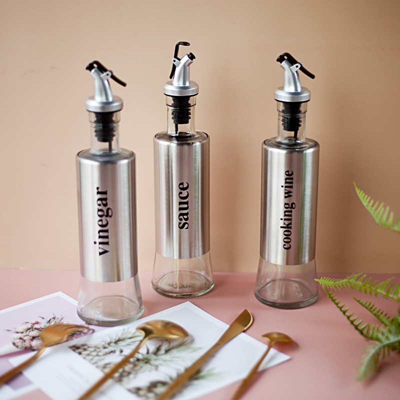 Chai đựng gia vị thủy tinh 300 ml Jassi Decor