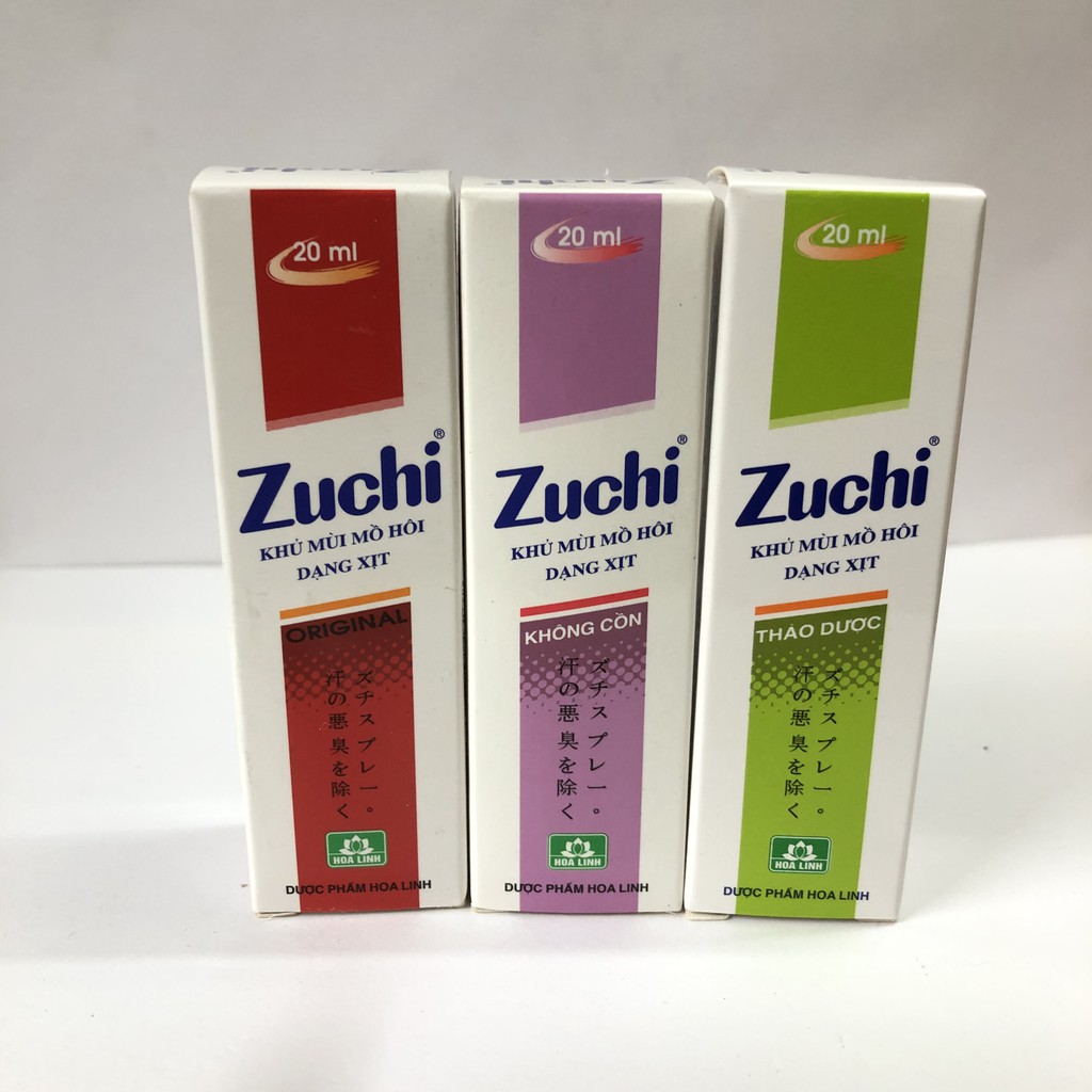 Zuchi xịt khử mùi hôi nách từ thảo dược - chính hãng