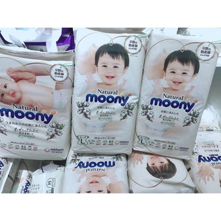 Tã quần/dán MOONY NATURAL L36/XL32/S58