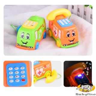 ♪U-Electronic Toy Phone for Kids Baby Educational Learning Toys Music Toy