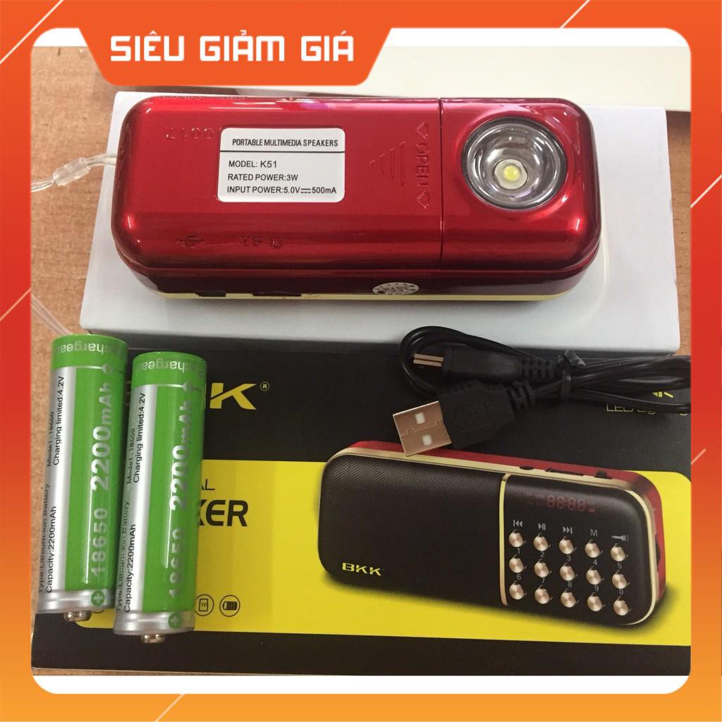 Đài Đa Năng FM, USB, Thẻ Nhớ Nghe Kinh Phật BKK K51