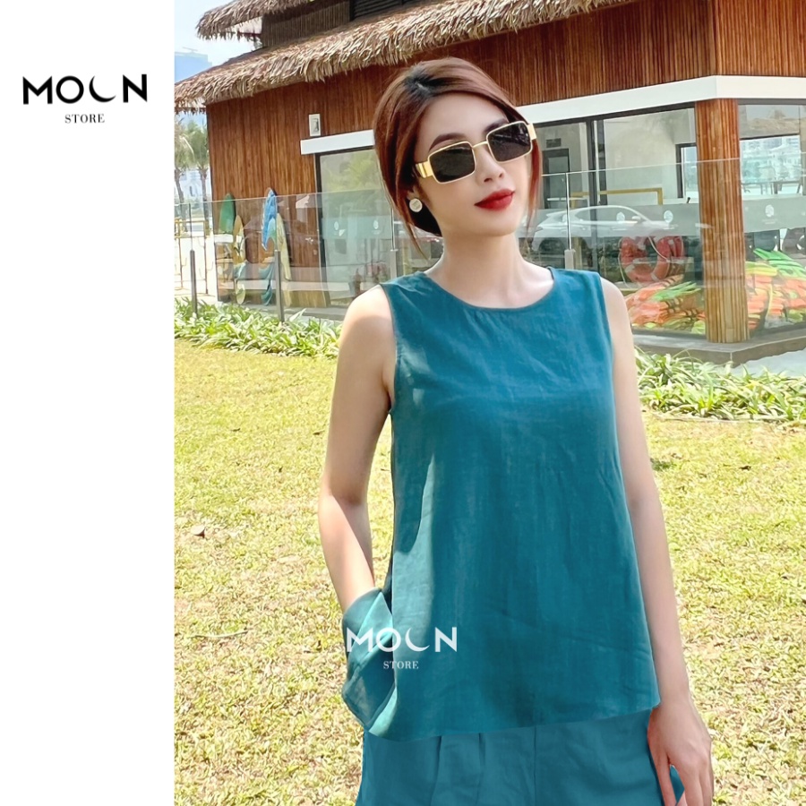 Áo đũi nữ cổ tròn chất mềm, mịn tay áo sát nách siêu mát MA147 MoonStore | BigBuy360 - bigbuy360.vn