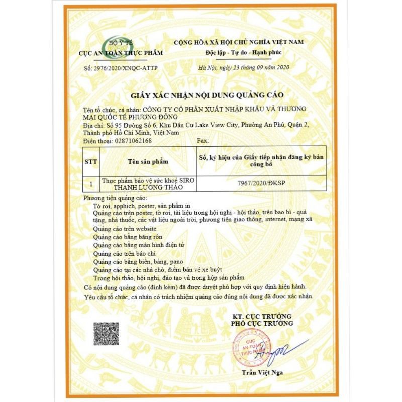 Thanh lương thảo sirô | BigBuy360 - bigbuy360.vn