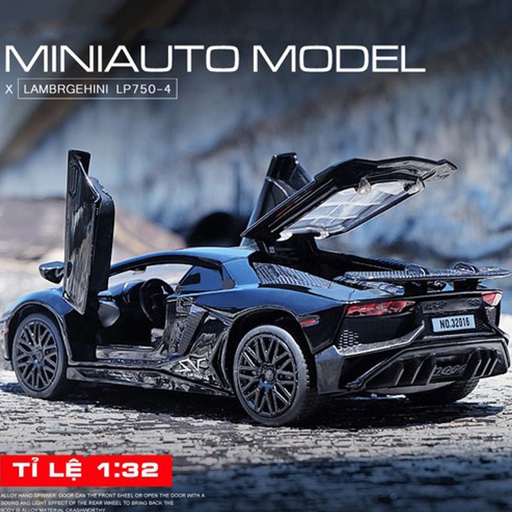 Xe ô tô mô hình kim loại Lambo AVENTADO Tỷ Lệ 1:32