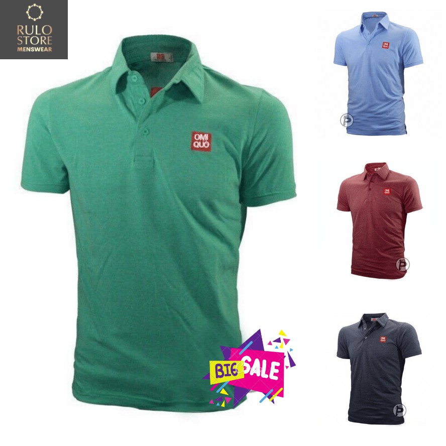 Áo polo nam cotton thấm hút mát mẻ