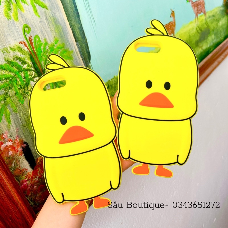 Ốp lưng iphone 6pl/6spl silicon hình thú cú mèo, doraemon, gấu brow, mèo kitty