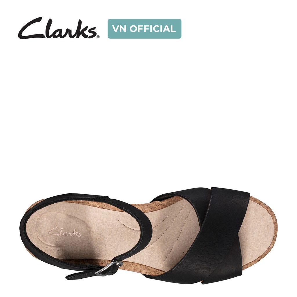 Dép xăng đan Da lộn Nữ Clarks Flex Sun