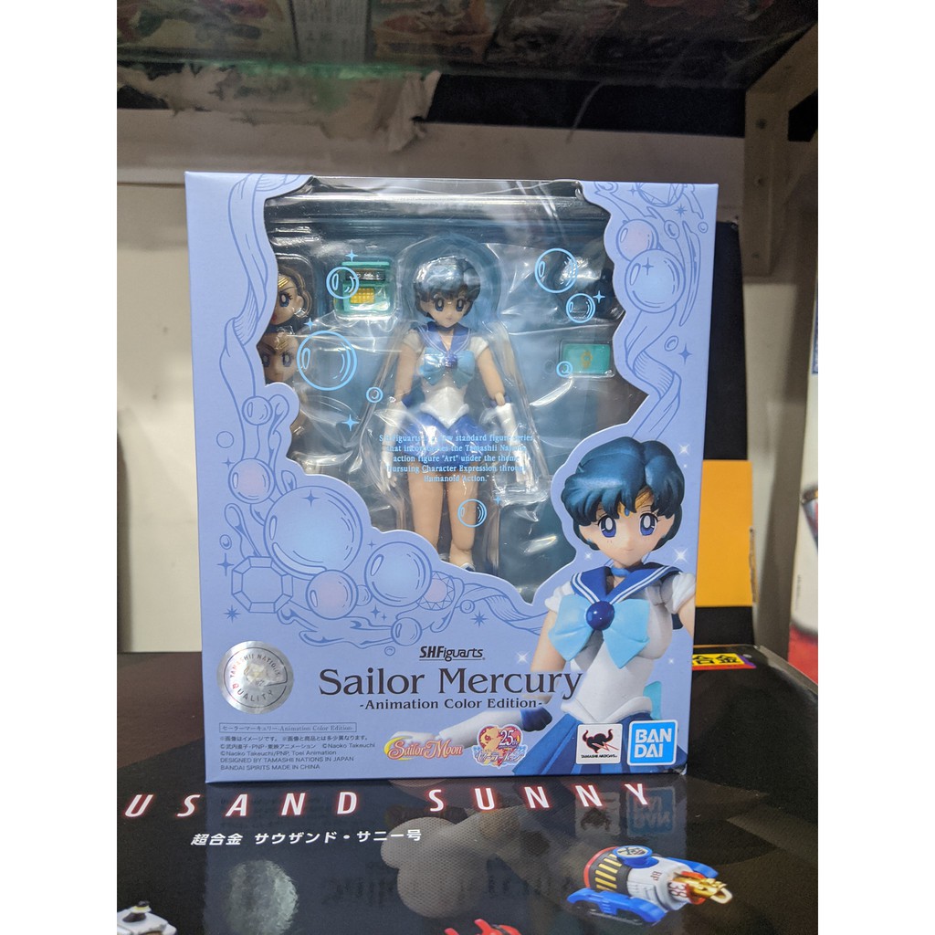 MÔ HÌNH NHÂN VẬT ANIME THỦY THỦ MẶT TRĂNG THỦY THỦ SAO THỦY SHF SAILOR MERCURY -ANIMATION COLOR EDITION-