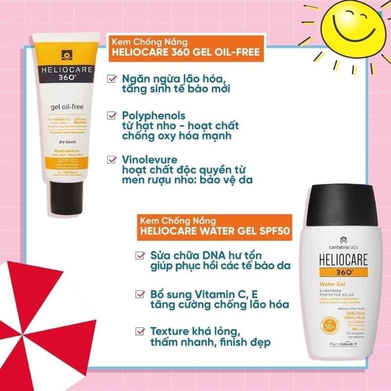 kem chống nắng Heliocare water gel