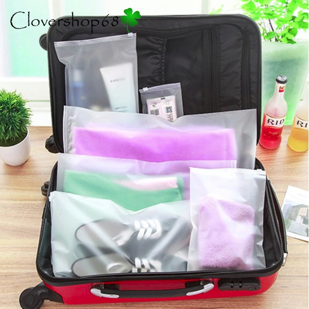 Túi Zip - Túi đựng mỹ phẩm, túi đựng giầy dép, đồ du lịch đủ Size chống thấm 🍀 Clovershop68 🍀