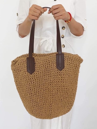 Túi Cói Phong Cách VintageI Đi Biển,  Chiều dài : 35cm, Chiều rộng 40cm, Chiều dài tay cầm 25 cm HÌNH SHOP TỰ CHỤP