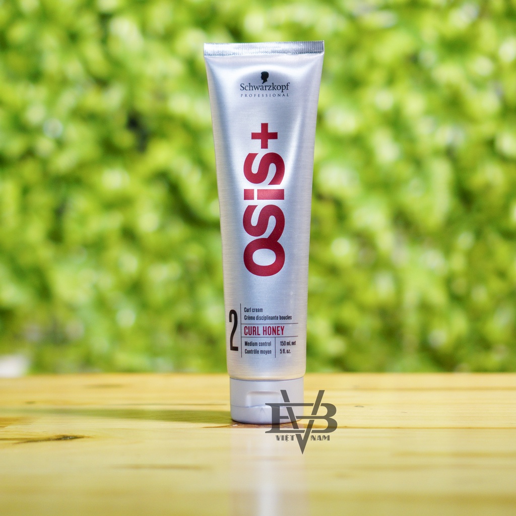 KEM TẠO KIỂU GIỮ NẾP CHO TÓC UỐN VÀ CHỐNG NHIỆT OSIS CURL HONEY 150ML - OSIS +2