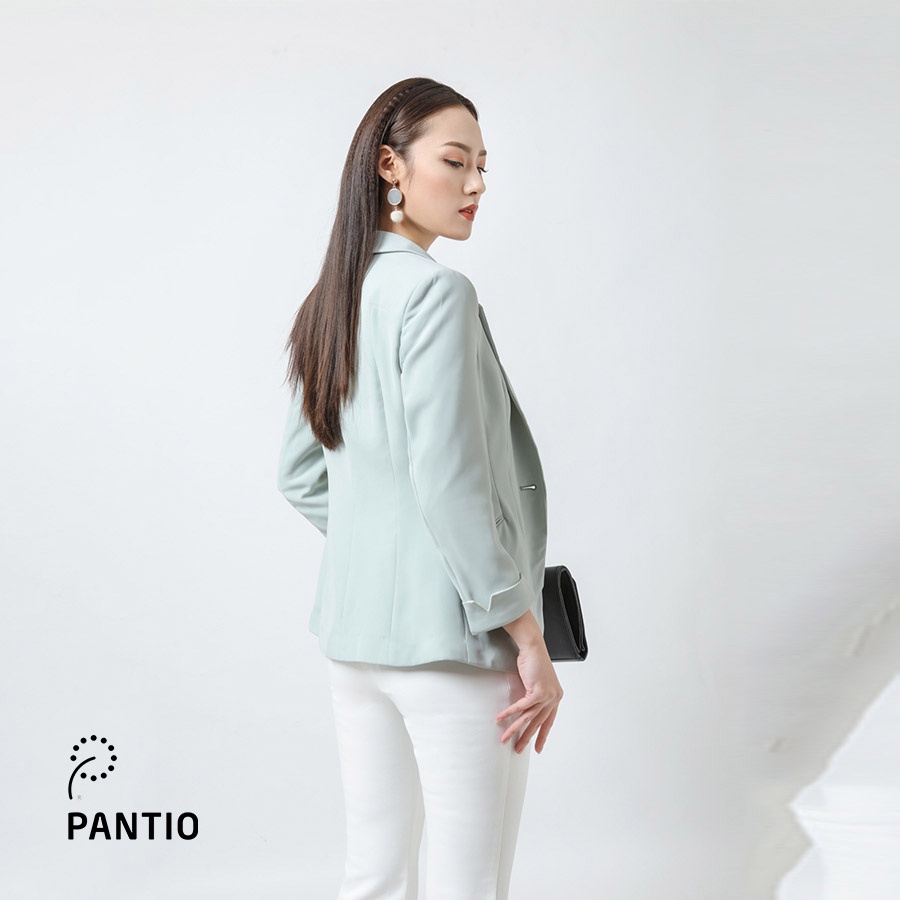 Áo khoác vest kiểu dáng công sở dáng suông FAV9600 - PANTIO