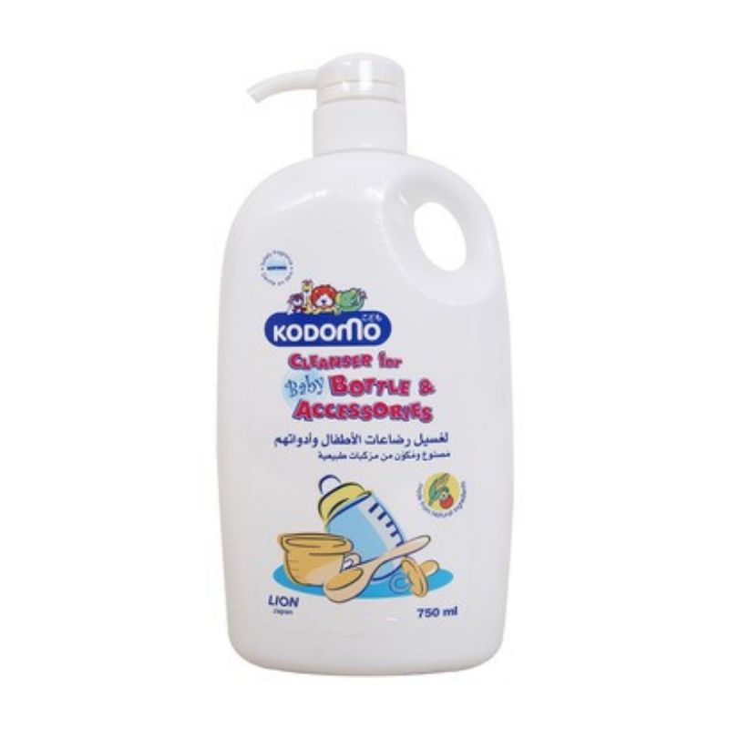 Nước rửa bình sưã, nước súc bình sữa, rau quả Kodomo 750ml Thái Lan ,chai(bình) có vòi