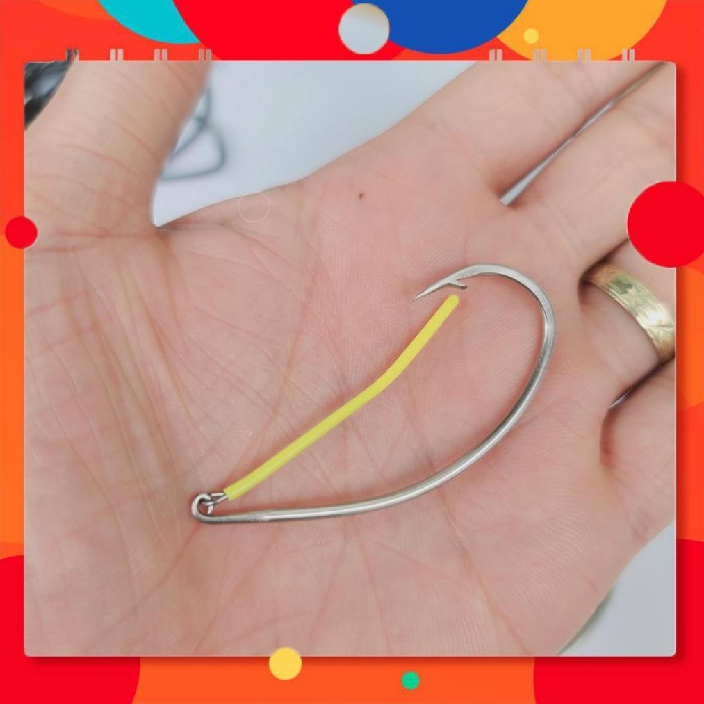Siêu Chất Combo 5 Lưỡi câu cá lóc dáng chữ C - Lưỡi câu cá lóc giá rẻ
