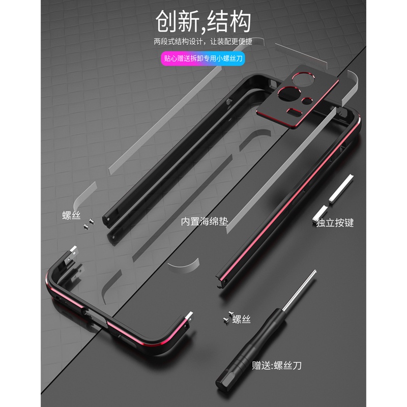 Ốp Điện Thoại Khung Kim Loại Chống Sốc Cho Sony Xperia 1 5 10 iii / ii Xperia10 Xperia1