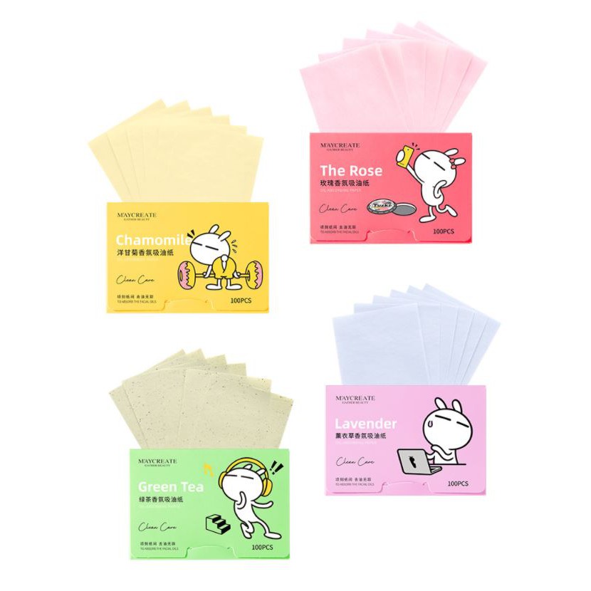 Giấy thấm dầu cao cấp 100 miếng Maycreate