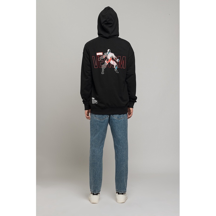 Áo Khoác Nỉ Nam BOO Dáng Rộng In Graphic Marvel Venom BZL -n87