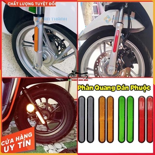💥 Mắt Mèo Phản Quang Dài Dán Phuộc Xe Máy ( Giá 1 Cặp ) 💥