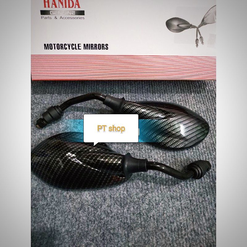 Kính (gương) chiếu hậu Yaz carbon vân caro