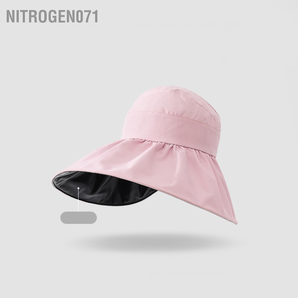 ❤️ Nitrogen071 Mũ xô mùa hè cho phụ nữ có thể gập lại Lớp phủ Vinyl ngoài trời Bảo vệ chống tia cực tím Tấm che nắng bữa tiệc bãi biển