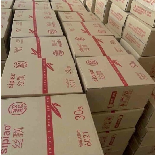 Giấy ăn gấu trúc giấy vệ sinh 1 thùng 30 gói - KHĂN GIẤY GẤU TRÚC