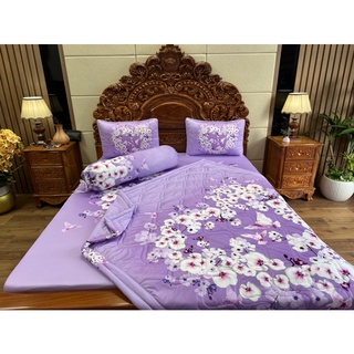 Bộ chăn ga gối Thun siêu mát Lạnh 5D Cao Cấp