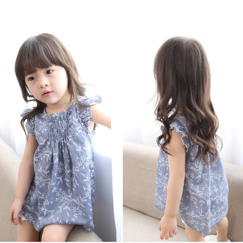 Đầm Tay Cánh Tiên Thời Trang Hè Xinh Xắn Cho Bé Gái