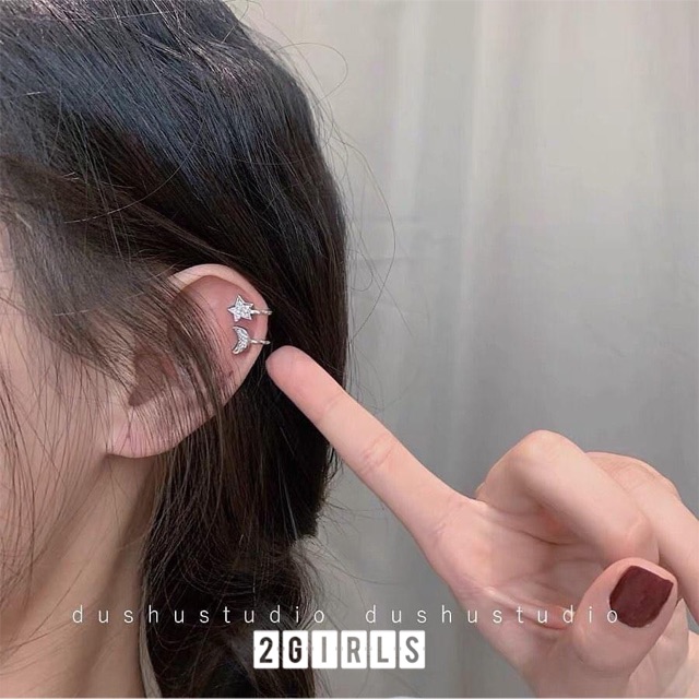 1 chiếc bông tai vành Hàn quốc nhiều mẫu , khuyên tai vành NoBrandUnisex