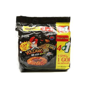 Lốc 4 Gói Mì Xào Koreno Volcano Vị Gà Phô Mai 118G