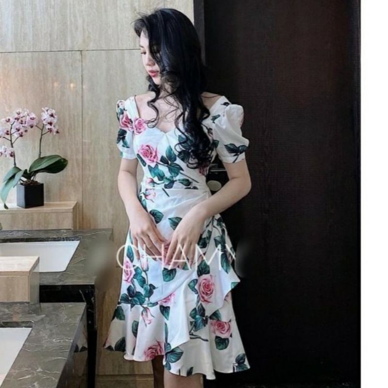 (SHOPMAISON)ĐẦM DẠ HỘI, DAVINTGE HOA HỒNG- VÁY ĐUÔI CÁ -  ĐI TIỆC - ĐI CHƠI ĐỀU ĐẸP