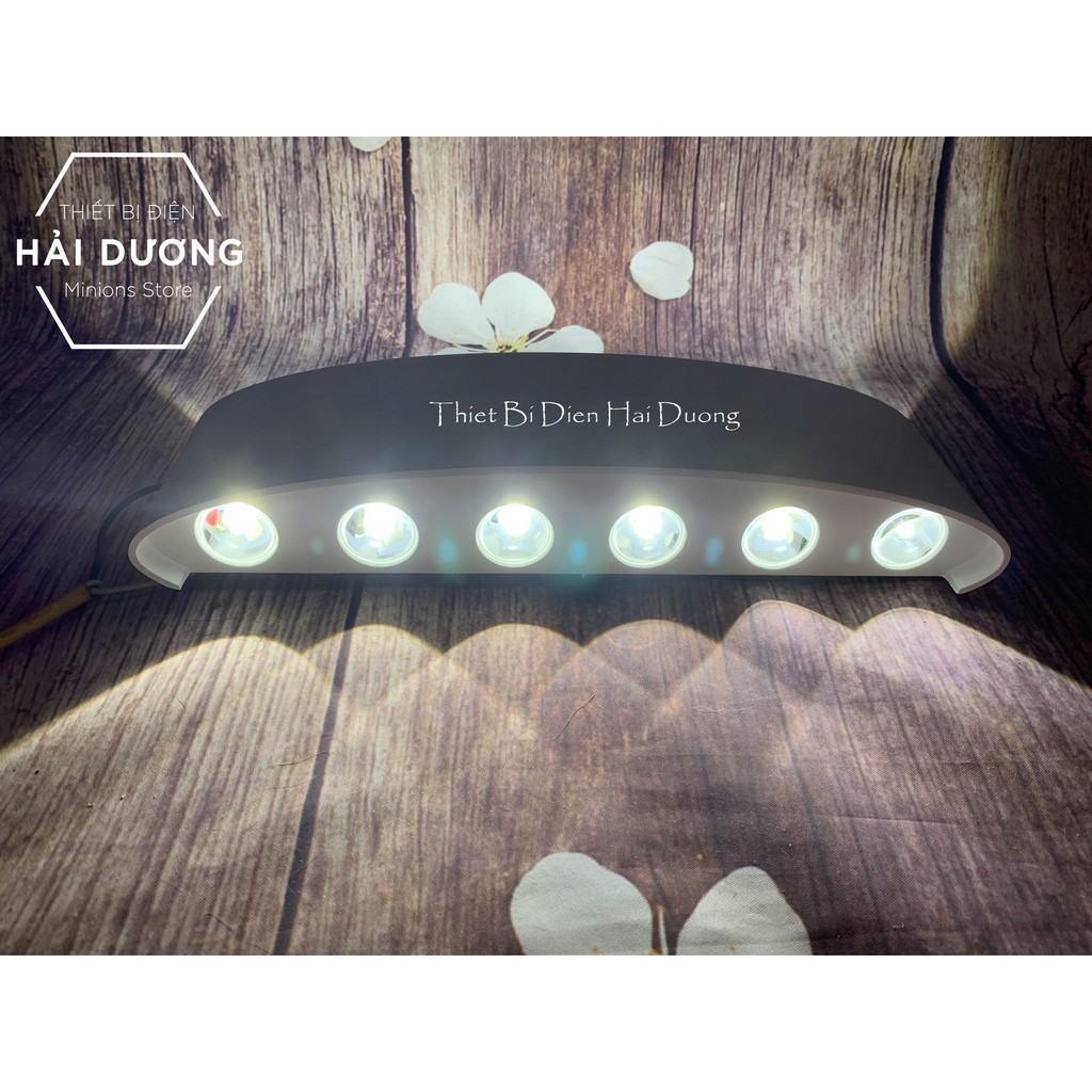 Đèn trang trí hắt tường 2 đầu TN190 - 12w ,TN193 -10W chống nước TN190 (Đen/Trắng) - Energy Green Lighting
