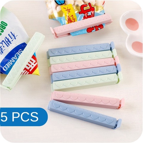 5 kẹp miệng túi để bảo quản thực phẩm tiện lợi