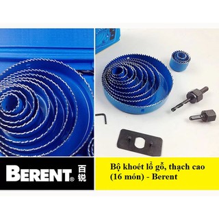 Bộ khoét lổ gỗ, thạch cao 16 món
