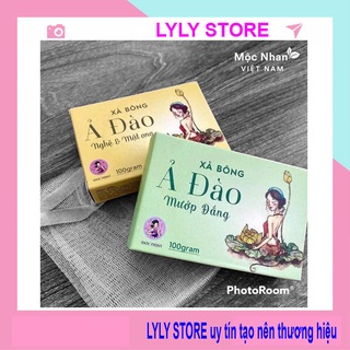 xà bông nghệ xà bông mướp đắng mộc nhan natural trắng da mờ thâm ngừa viêm nang lông ,sạch mun lưng ngực
