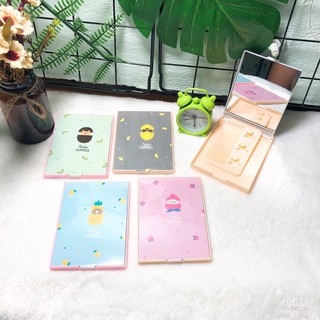 Gương lược hello summer vuông 8*9cm .