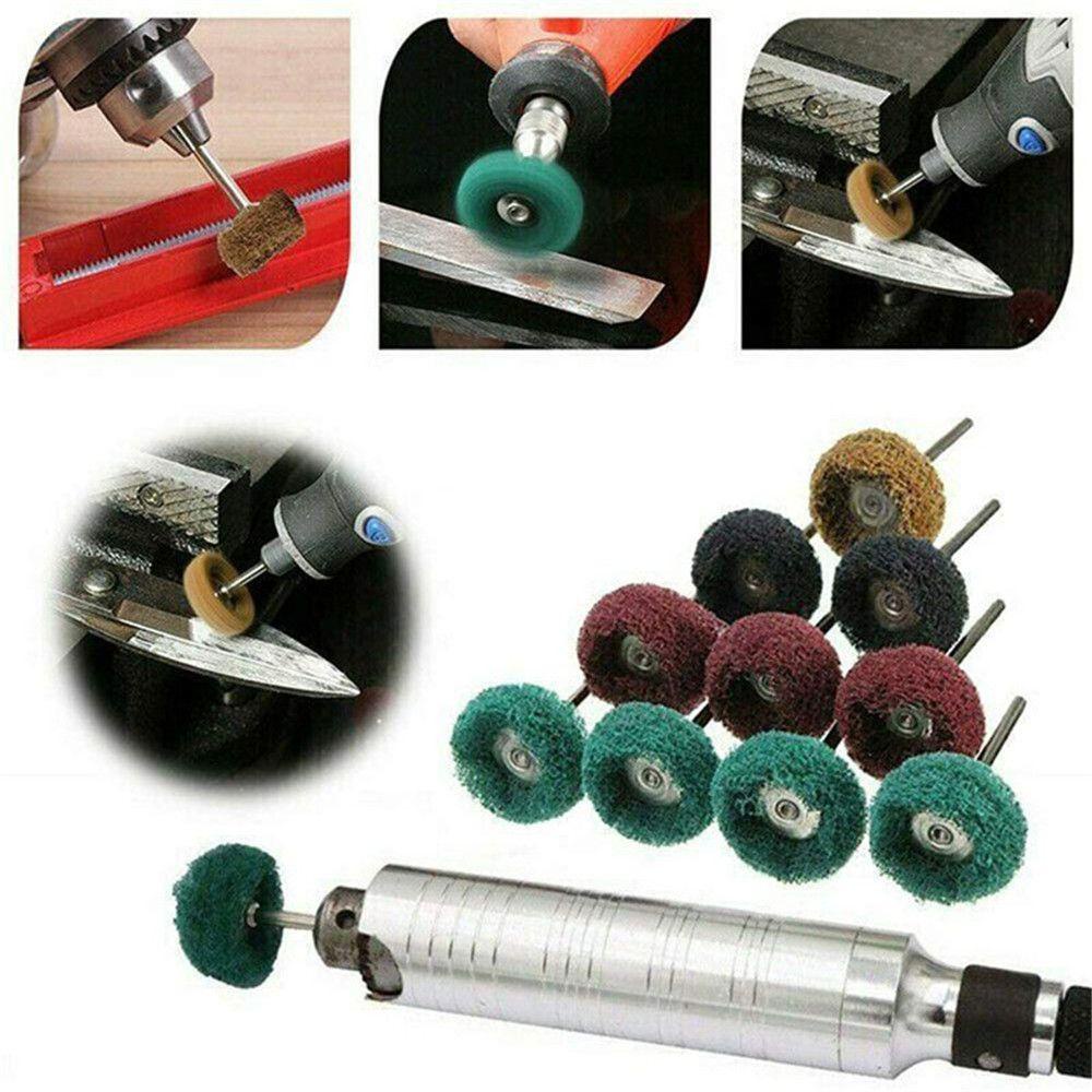 Bộ 10 Dụng Cụ Đánh Bóng Bánh Xe Cho Máy Khoan Dremel