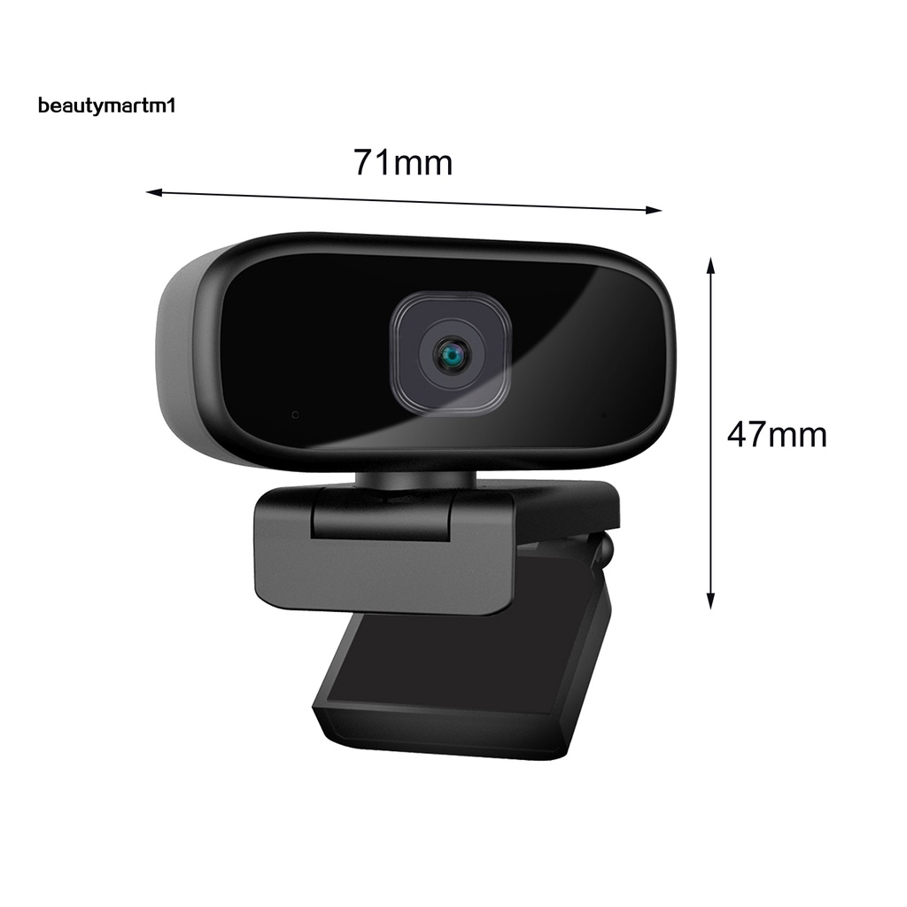 Webcam Hd 1080p Mini Cổng USB Xoay Được Cho PC